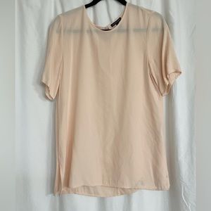 Eileen fisher soft pink blouse